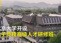 北京大學研修班是什么 朝陽區(qū)電競高校前景